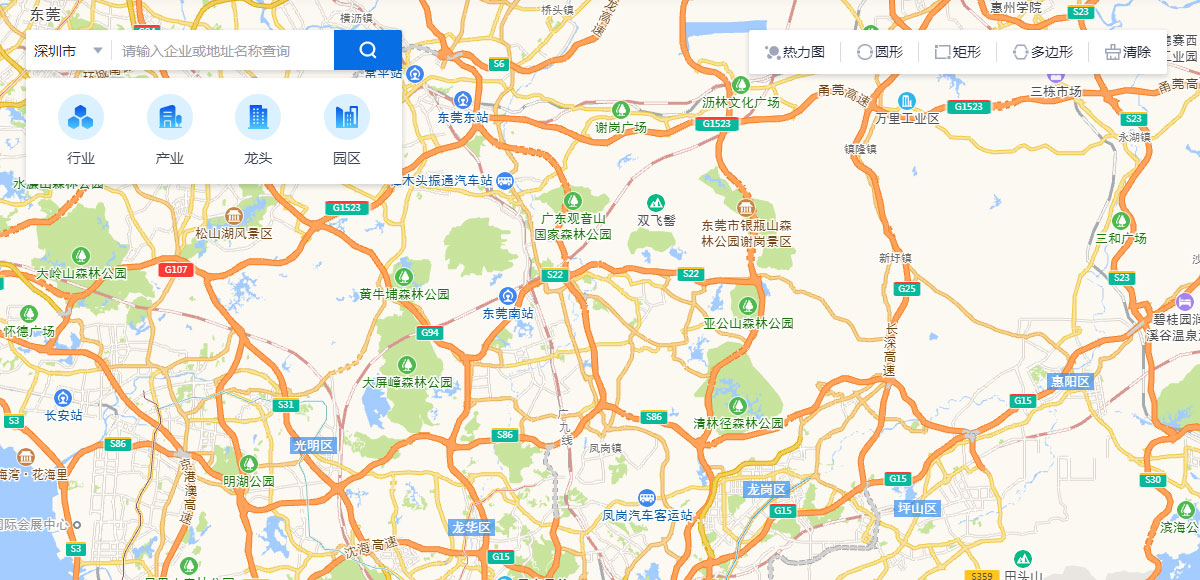 地图精准招商